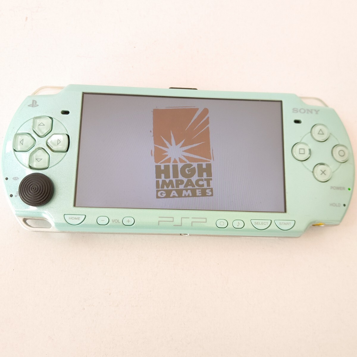 Used PSP 2000 Mint GREEN Console Box Charger [BOX] From Japan