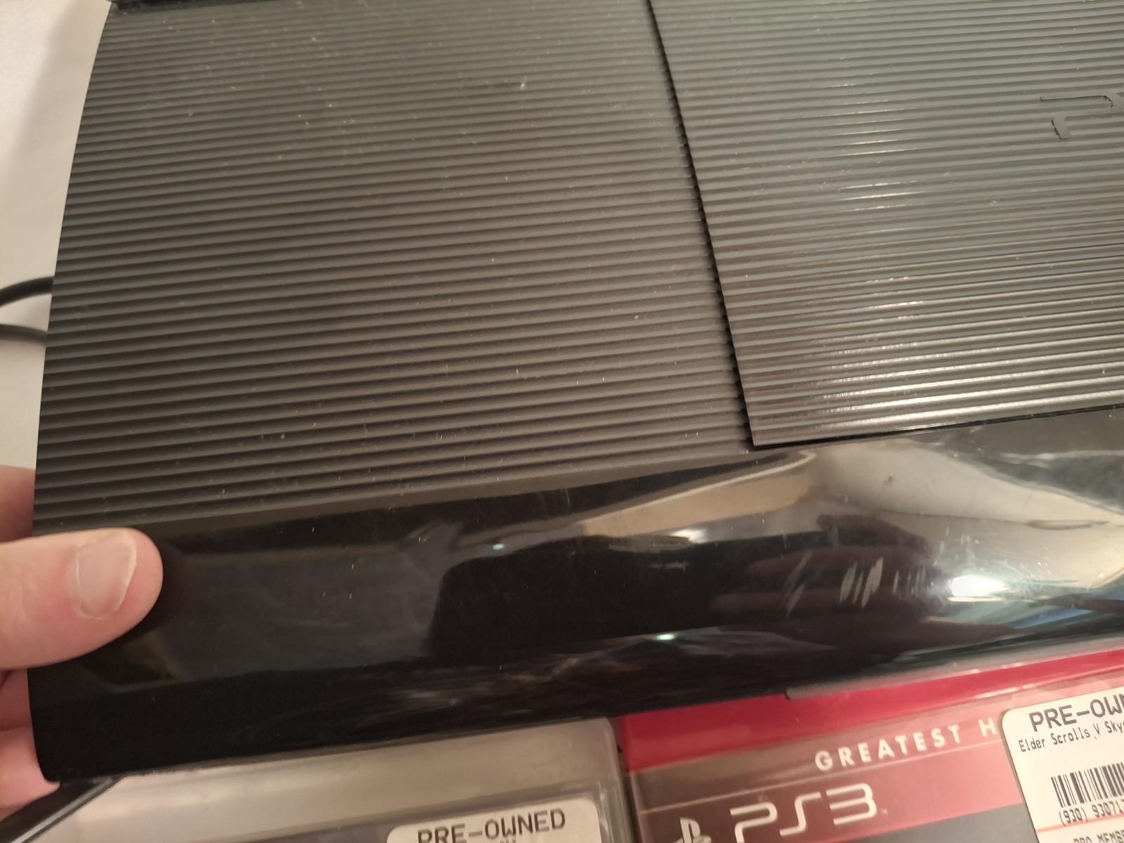 Sony PlayStation PS3 Super Slim 12GB CECH4201A Console Tested W/Controller Games