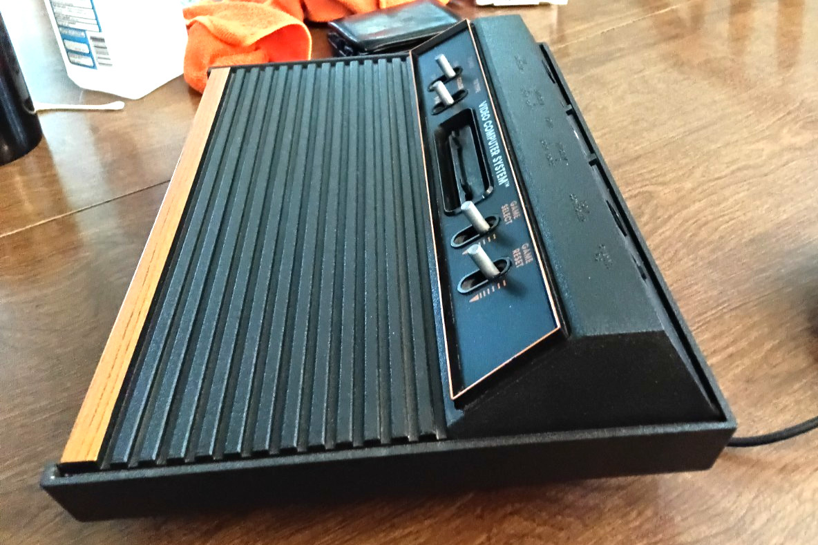 Atari 2600 Console CX-2600A 4-Switch Made in Taiwan Works Perfect Console Only!