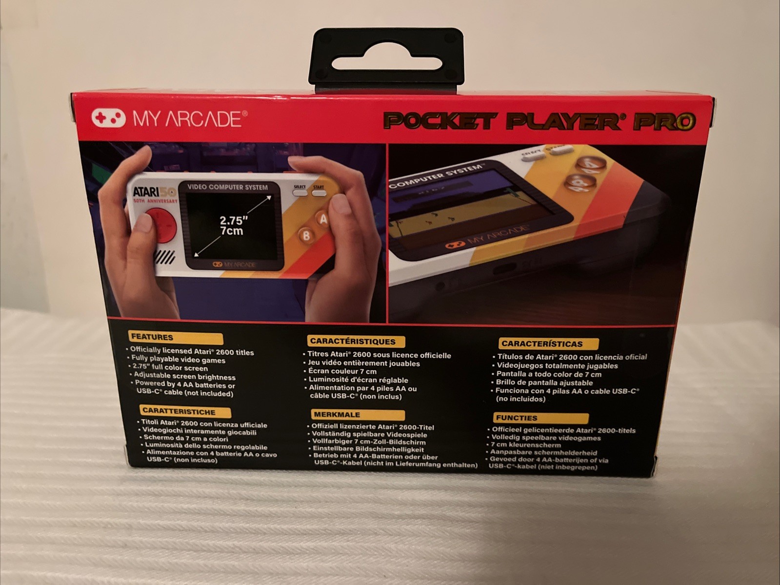 My Arcade Atari Pocket Player Pro DGUNL-7015 100 games Brand New in box