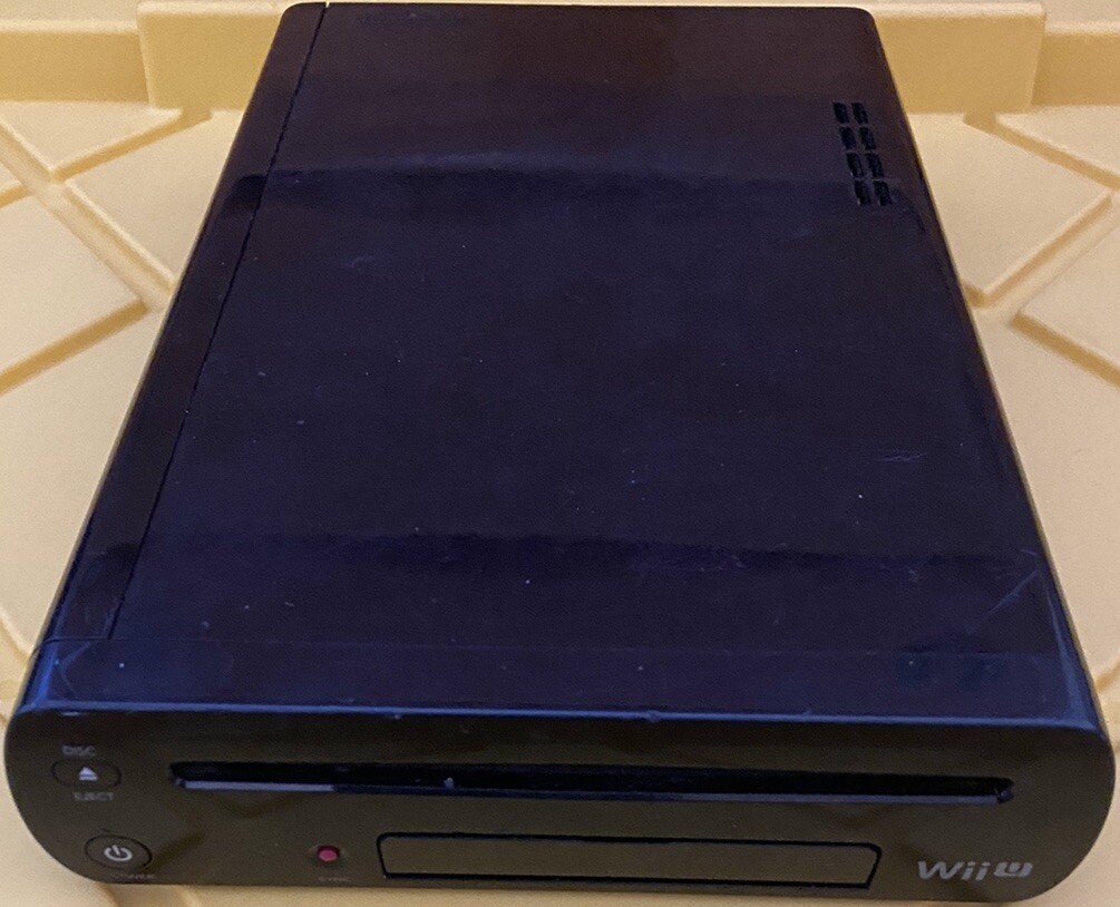 Nintendo Wii U Black Console Only WUP-101(02) No Power – FOR PARTS / REPAIR ONLY