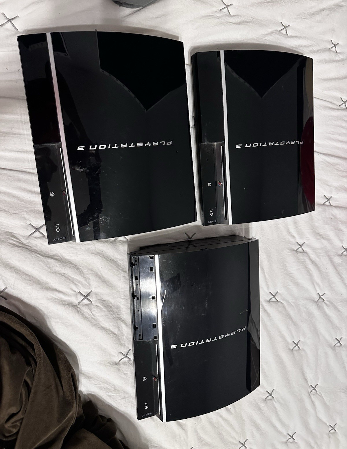 Bundle of 3 FOR PARTS 40 GB PS3