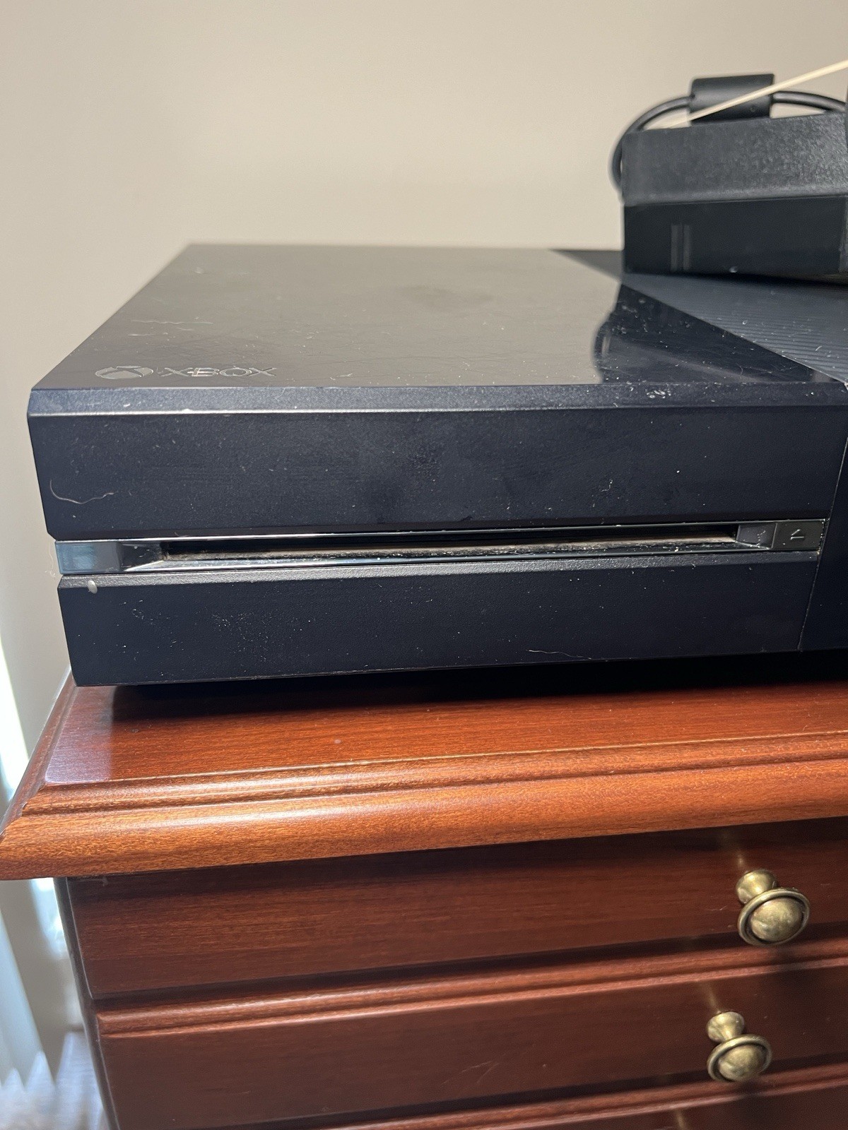 Microsoft Xbox One Console with AC Adapter Cord Both For Parts Only Untested