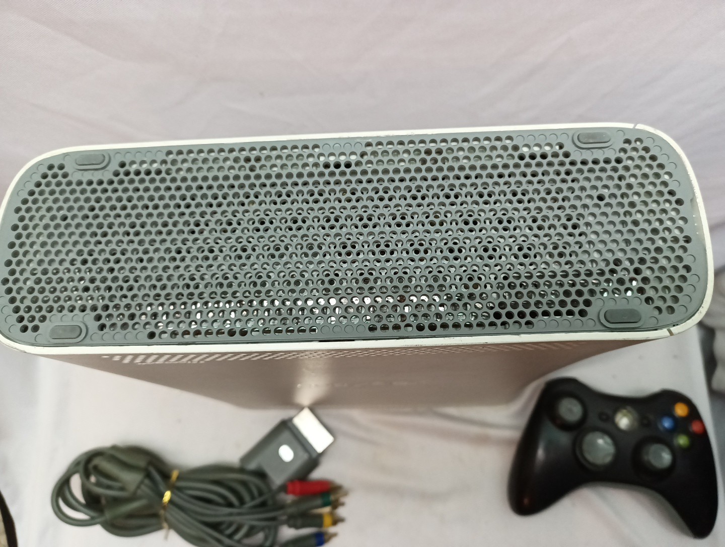 X Box 360 Console With Cables And One Controller Tray Works Did Not Hook Up…