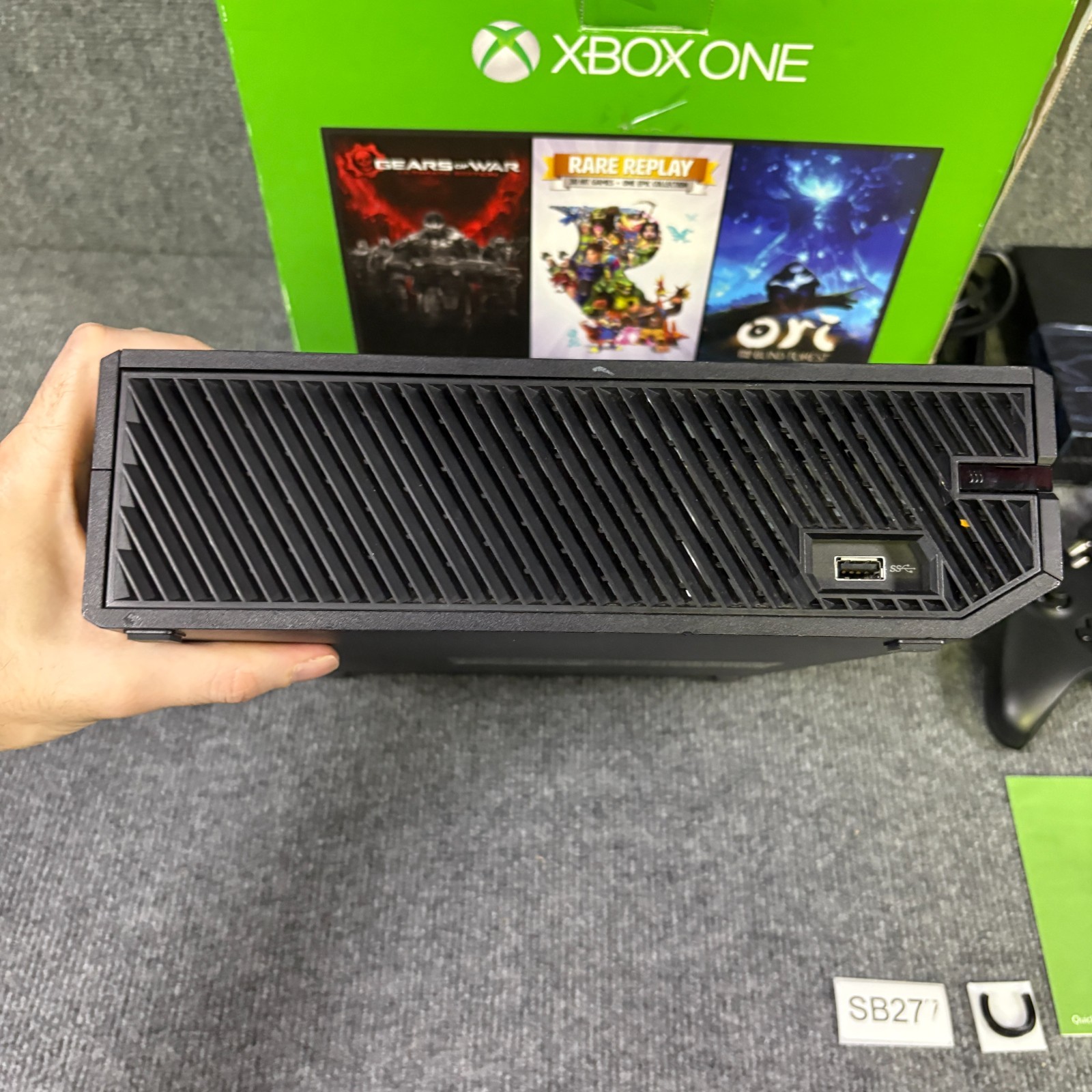 Xbox One 1 TB Black Console System Controller Cables Model 1540 Tested Works