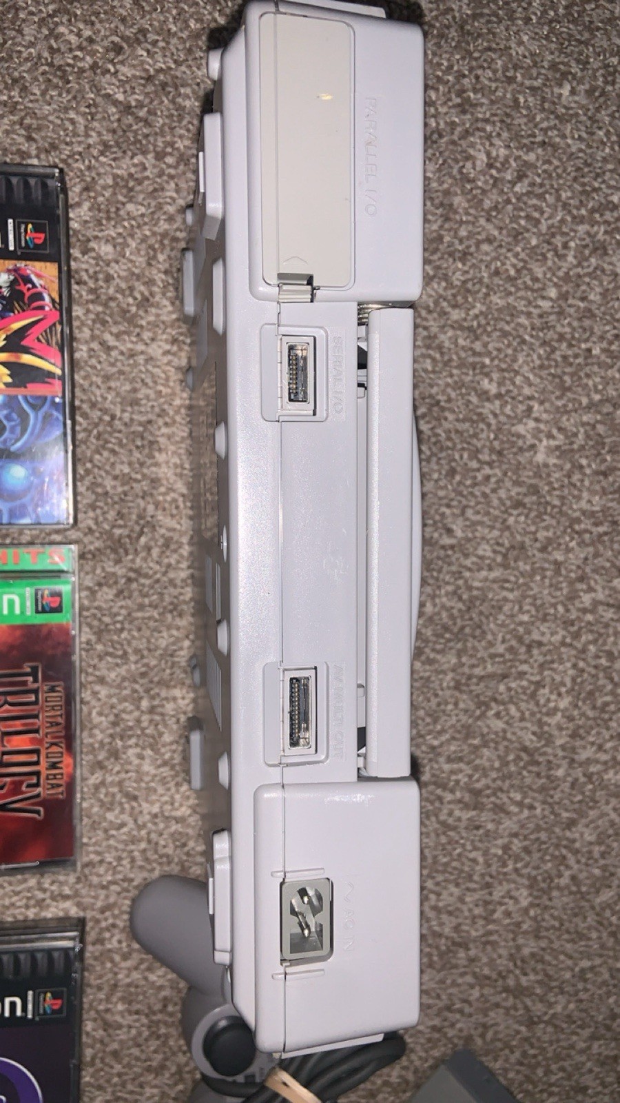 Sony PlayStation 1 Bundle 5 Games, Mortal Kombat, Yu-Gi-Oh, Gran Turismo TESTED