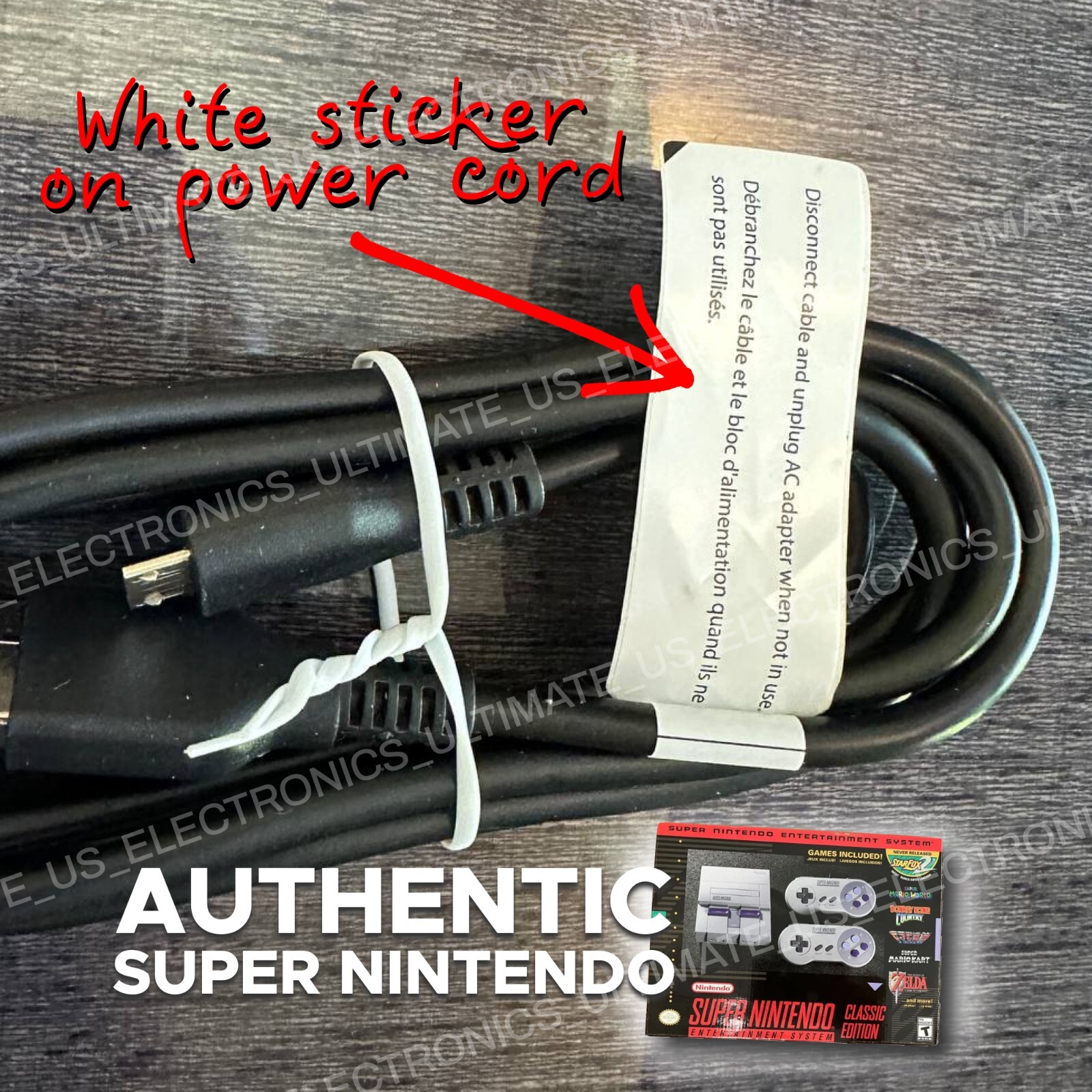 Authentic SNES Super Nintendo Classic Mini Super Entertainment System 21 Games