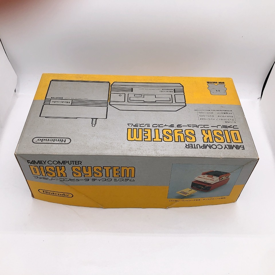 Nintendo Famicom Disk System Console HVC-022 Box New Belt Made in Japan Tested