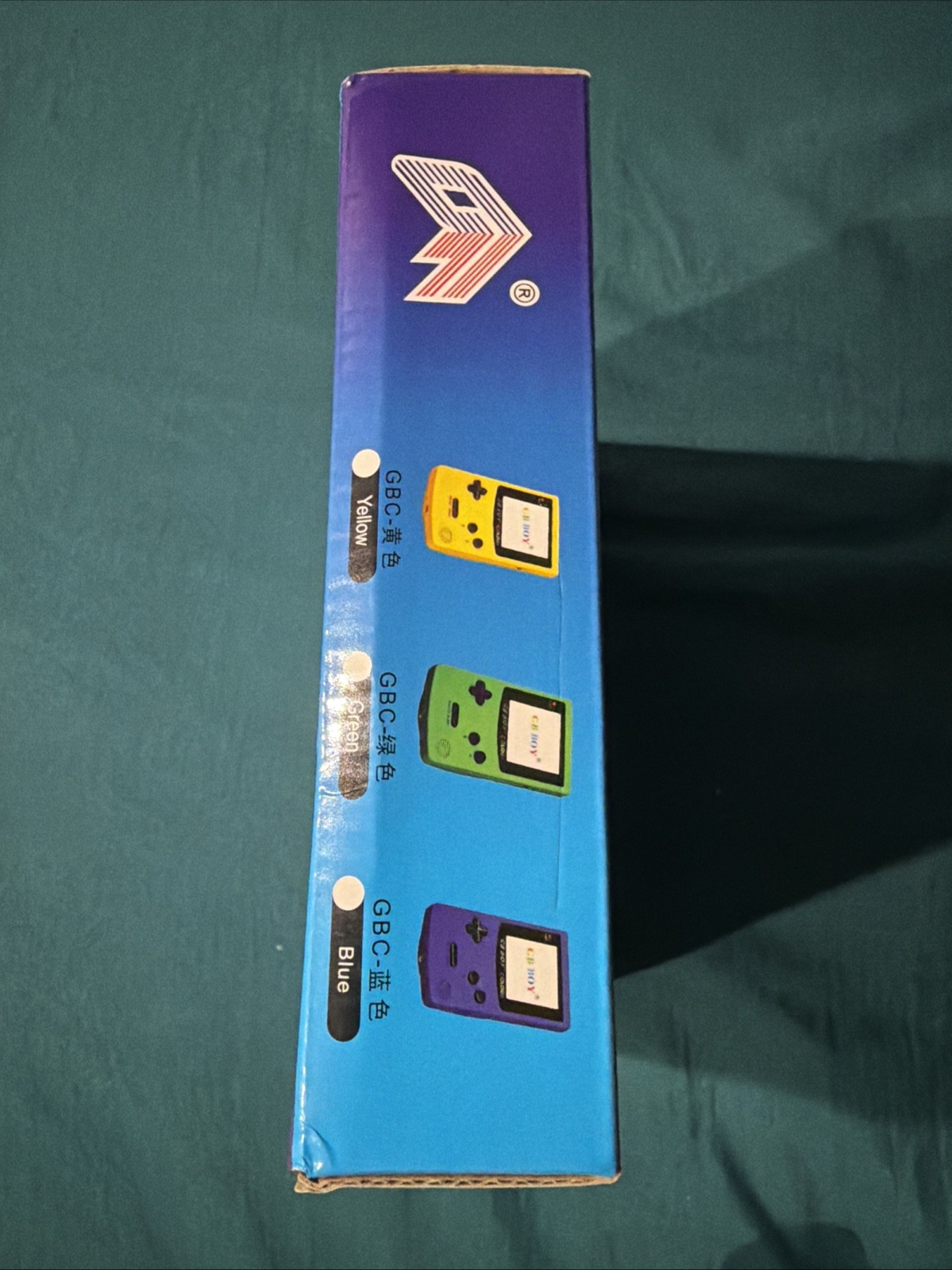 GB BOY COLOUR Kongfeng 66 in 1 Handheld Gameboy Color Clone Crystal Blue In Box