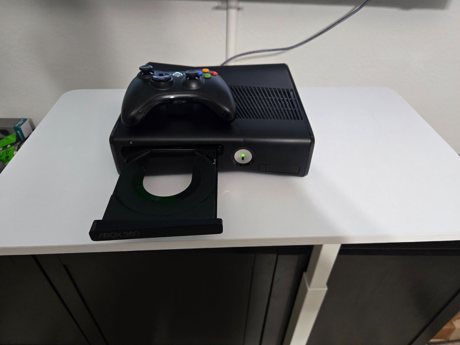 Xbox 360 S Slim Glossy Black Console 320GB HDD w/ Controller Renewed
