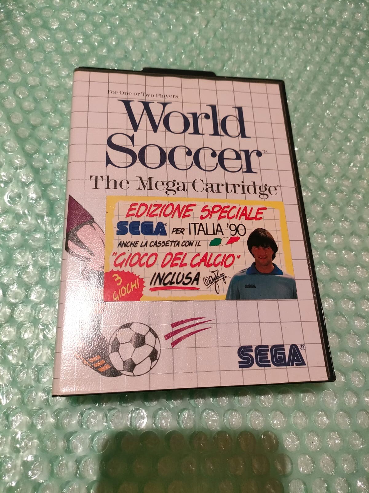 Sega Master System Special Edition Italy 90 with Matching Cartridge!!!