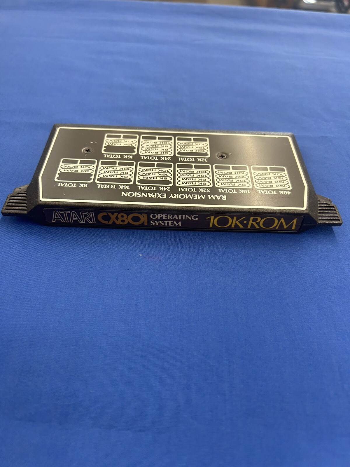 Atari CX801 OS 10k ROM Memory Expansion Cartridge for Atari Computers