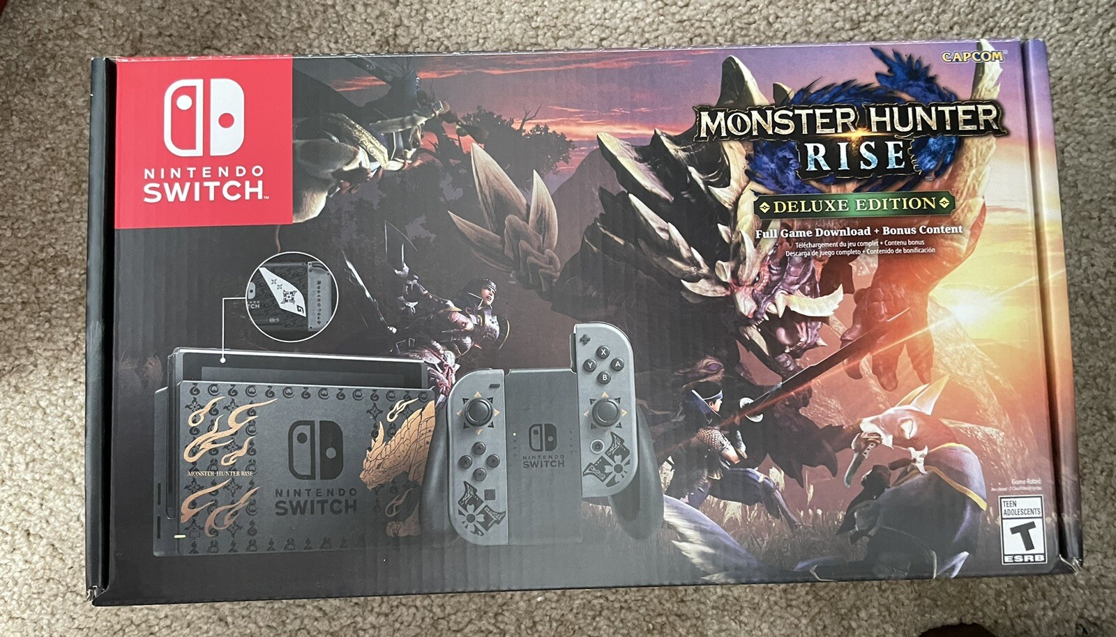 *Brand New* Nintendo Switch Monster Hunter Rise Deluxe Limited Edition Console