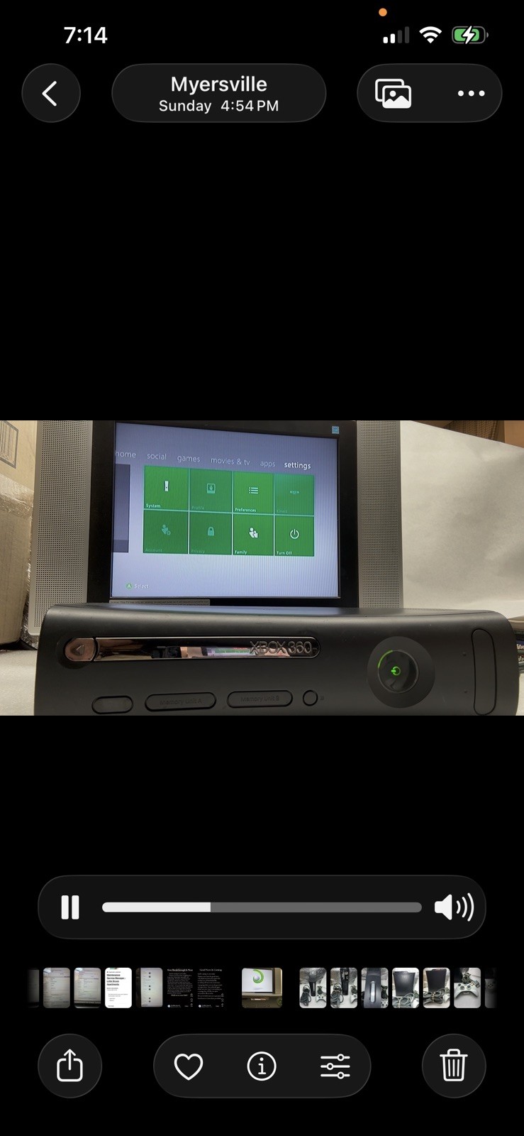 Xbox 360 120 Gb Hard Drive External Working Condition Preowned