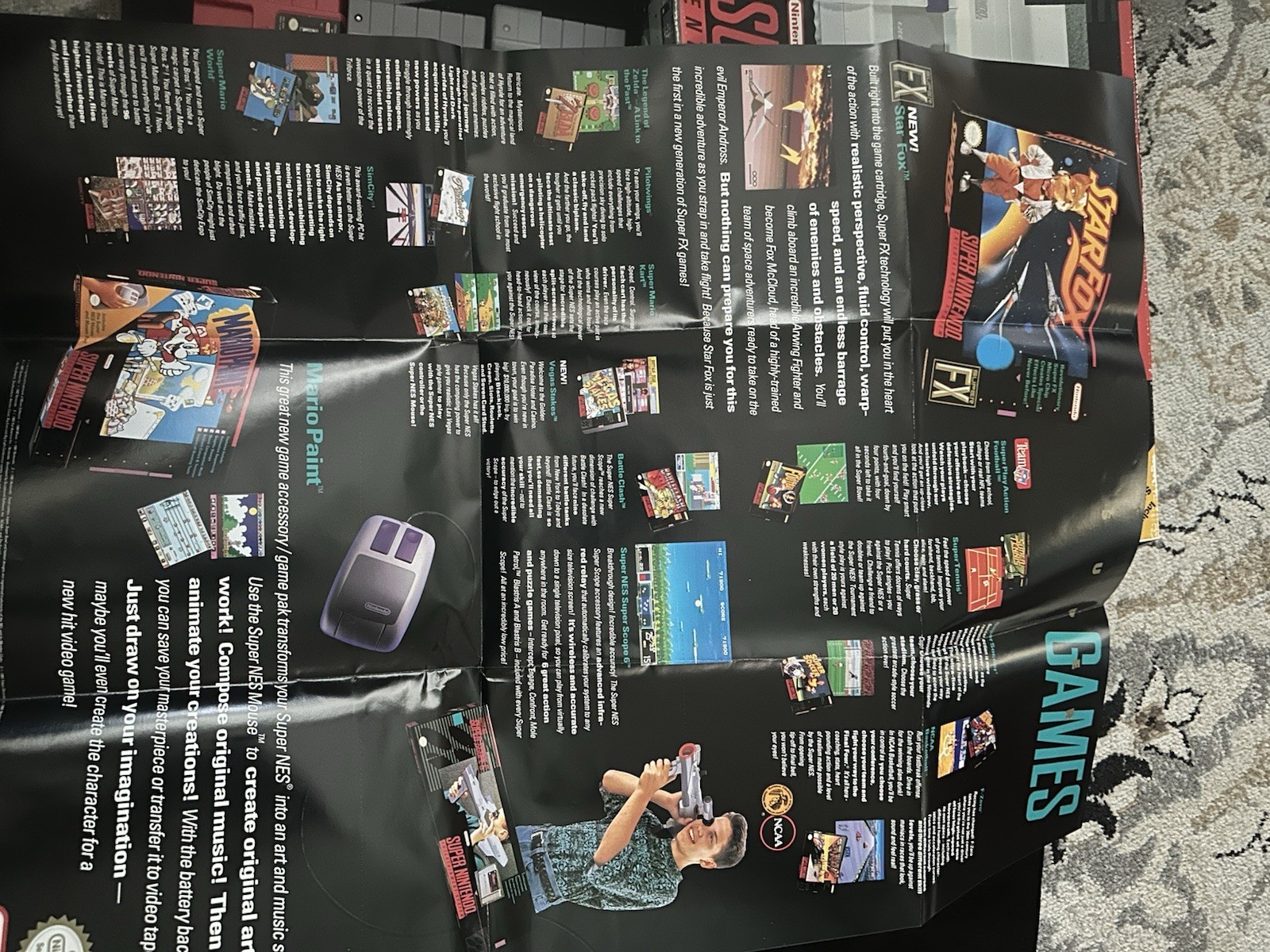 SUPER NINTENDO SNES SUPER SET — SUPER MARIO ALL-STARS Special Offer + 5 Games