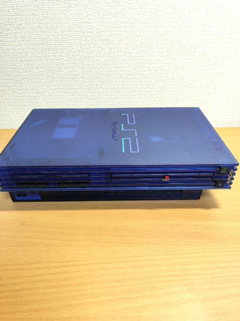 Sony PS2 Ocean Blue SCPH-37000L Console Controller Memory Card Tested