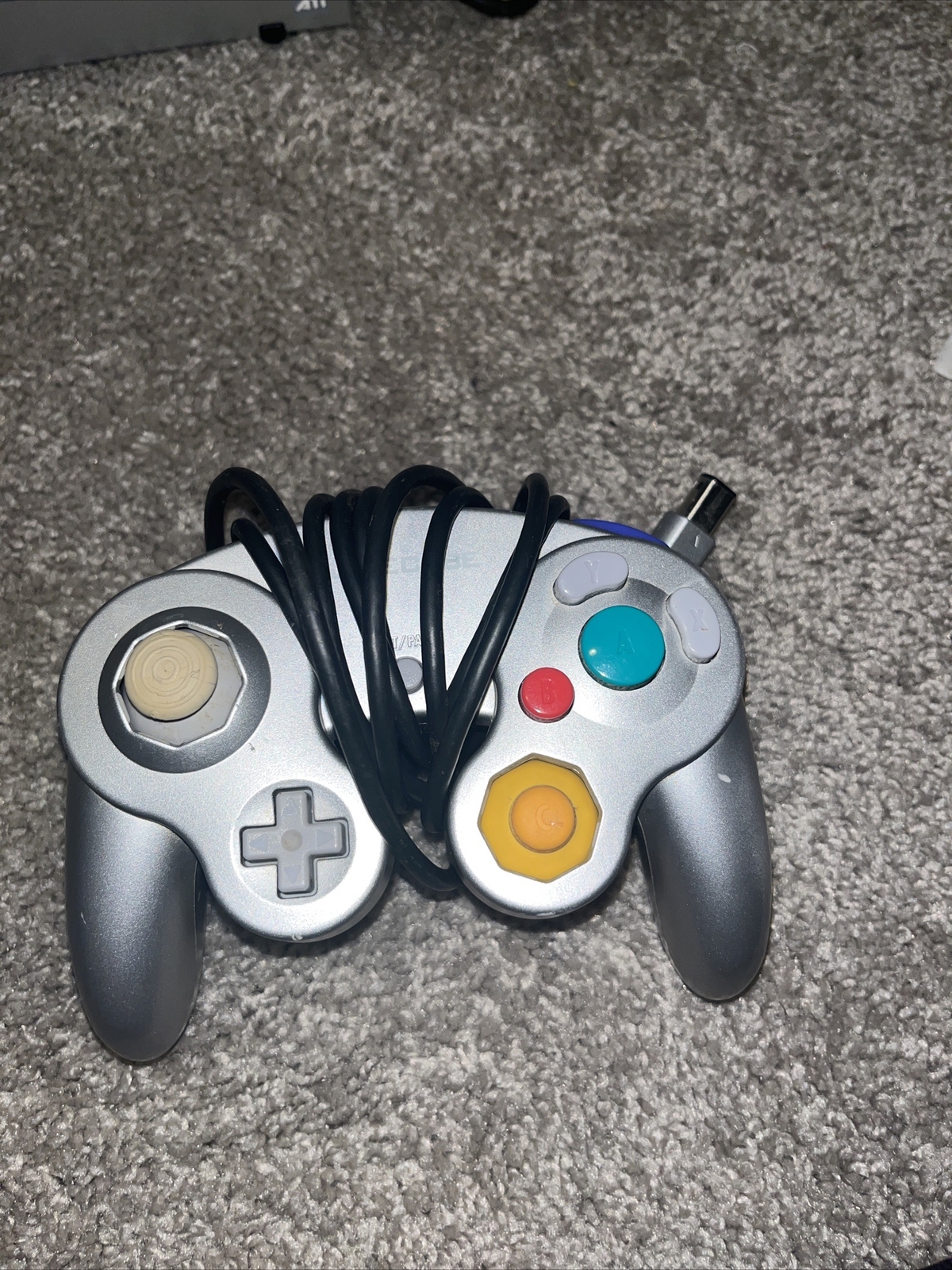 Nintendo GameCube Platinum Console – Silver With Legends Of Wrestling Game