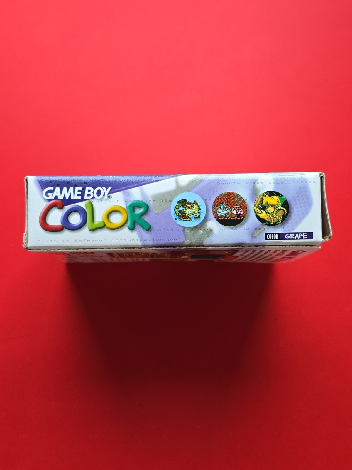 Game Boy Color Handheld System Complete Grape Purple CGB-001 Authentic USA Nice