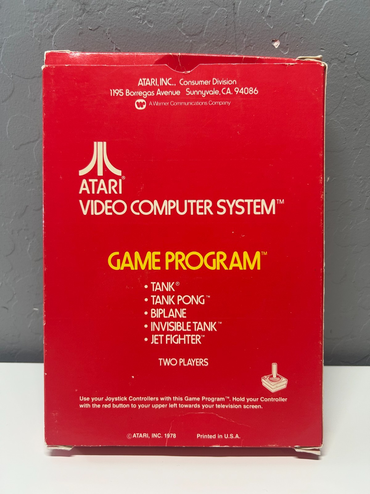 Atari 2600 JR Console AV Composite Mod Recapped Combat Controller Lot Tested