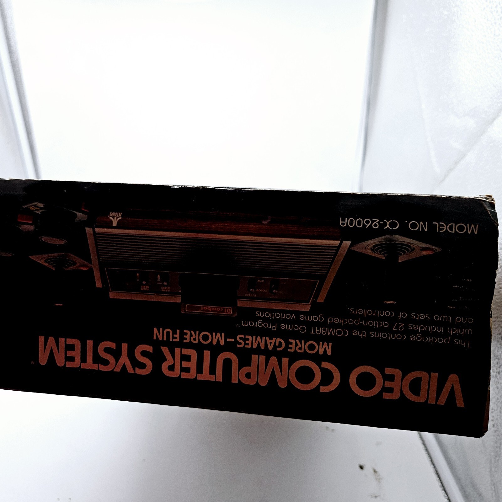 Atari 2600 CX2600A Video Game Console 1980 Paddle Instructions in Original Box