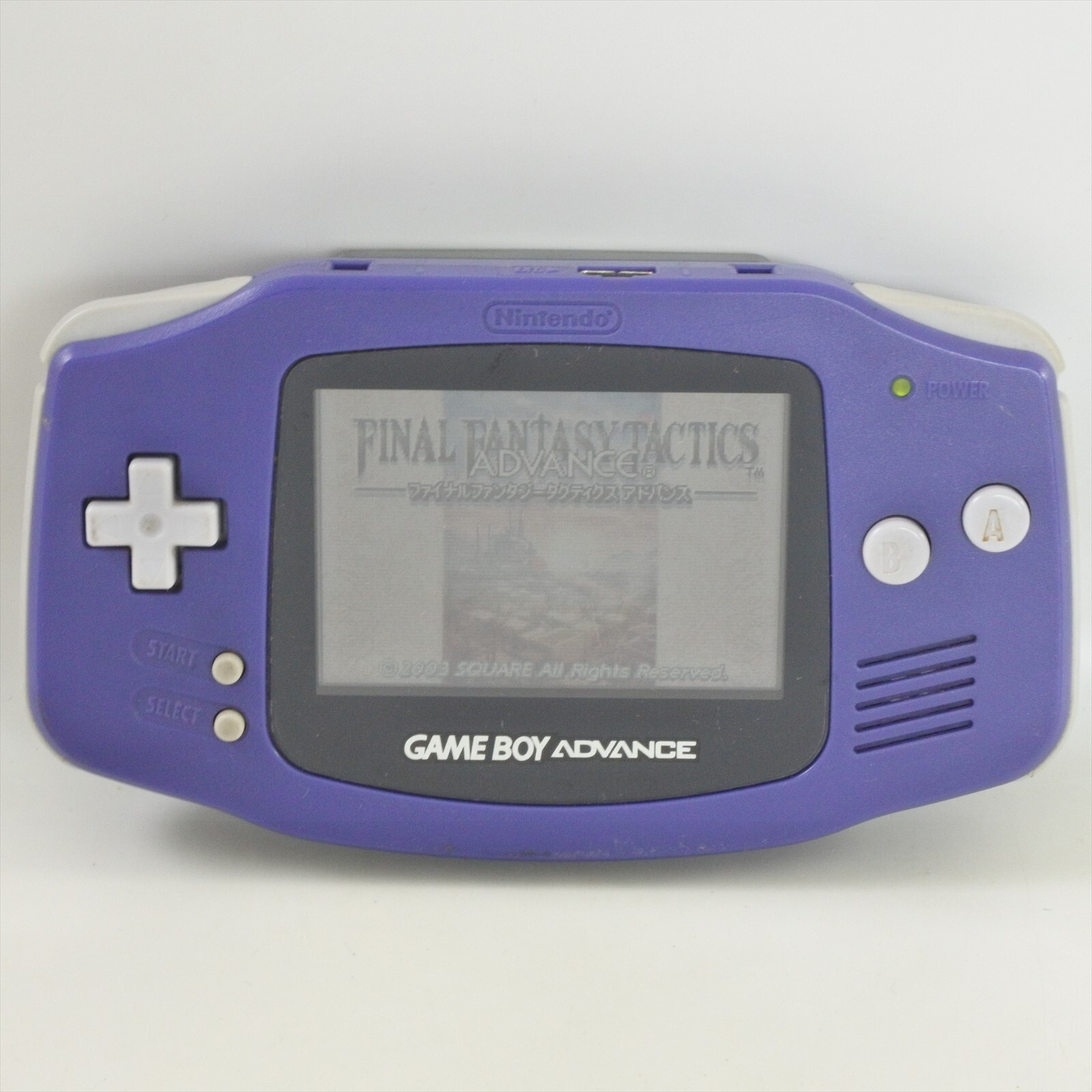 Gameboy Advance Violet Console AGB-001 Nintendo AJ15678793 JAPAN gba