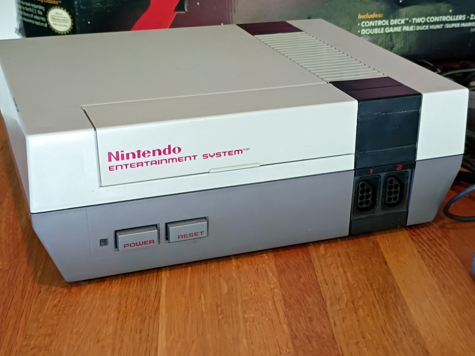 Original in Box Nintendo Action Set Game System Excell Cond. 5 Org Games!
