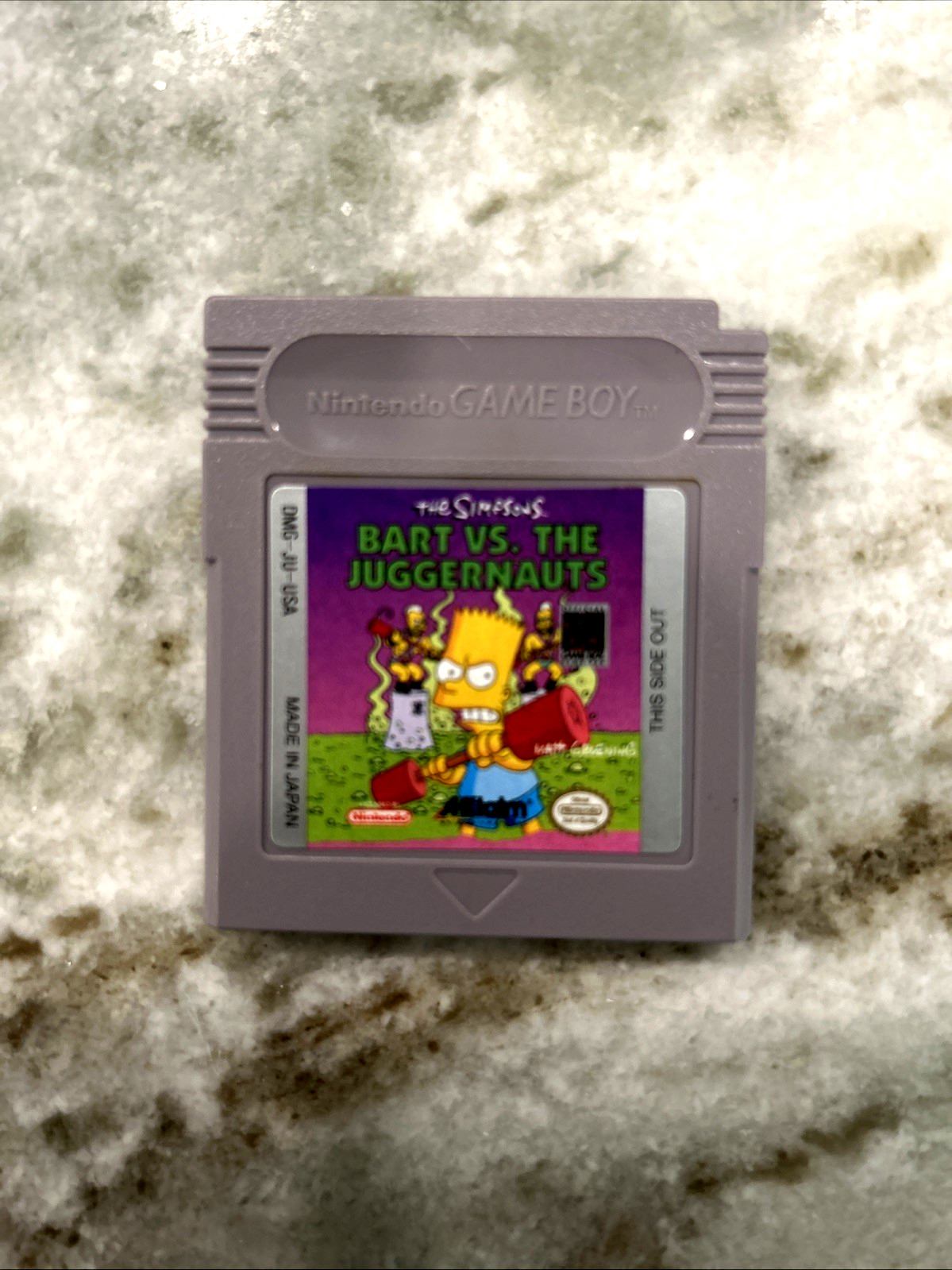 GameBoy Color Clear Atomic Purple Console Nintendo With 10 Games