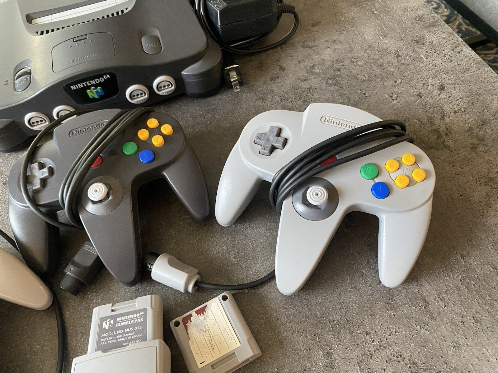 Nintendo 64 Console + 3 Controllers & the Expansion Pack + Memory + Rumble Pack