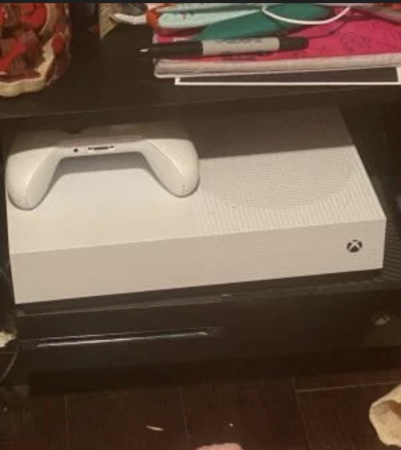Microsoft Xbox One S White Console HDMI Wi-Fi Capability with Controller