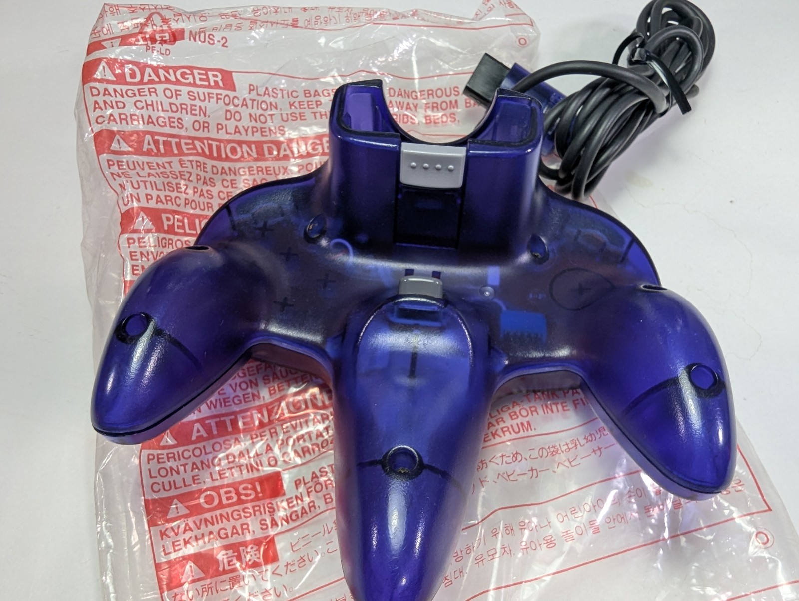 Midnight Blue N64 Nintendo 64 System Boxed Japan Purple