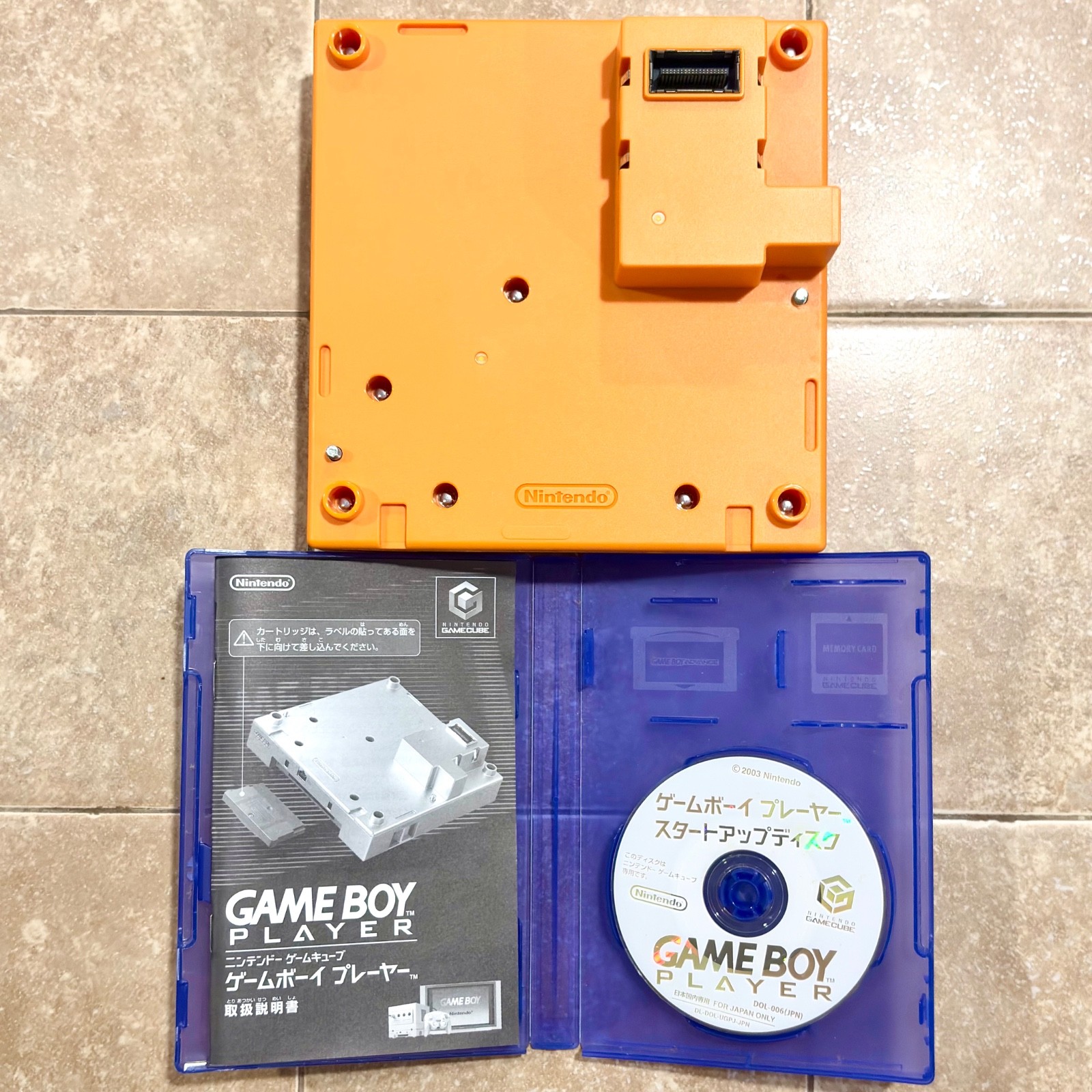 Spice Orange Game Boy Player DOL-017 for Nintendo GameCube Japan CIB NEW 🔥 RARE