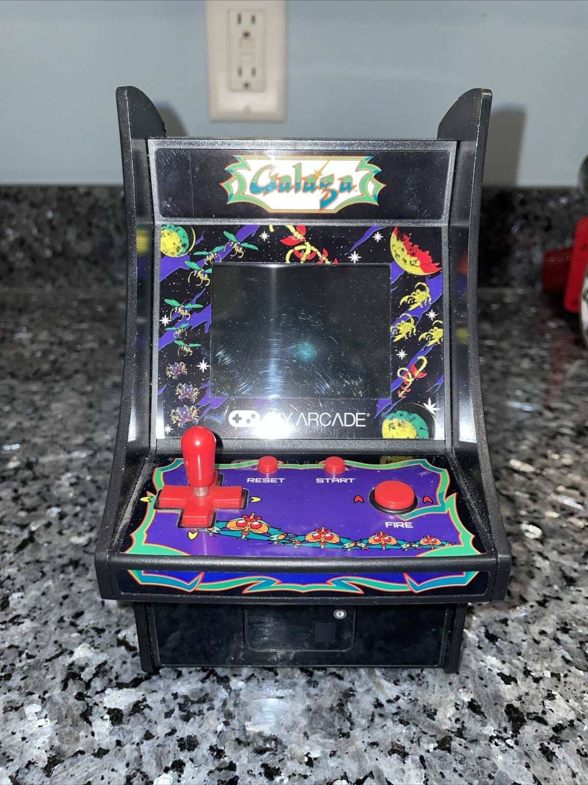 (3) Micro Player Handheld Retro Arcade Games – Galaga Tetris & Space Invaders