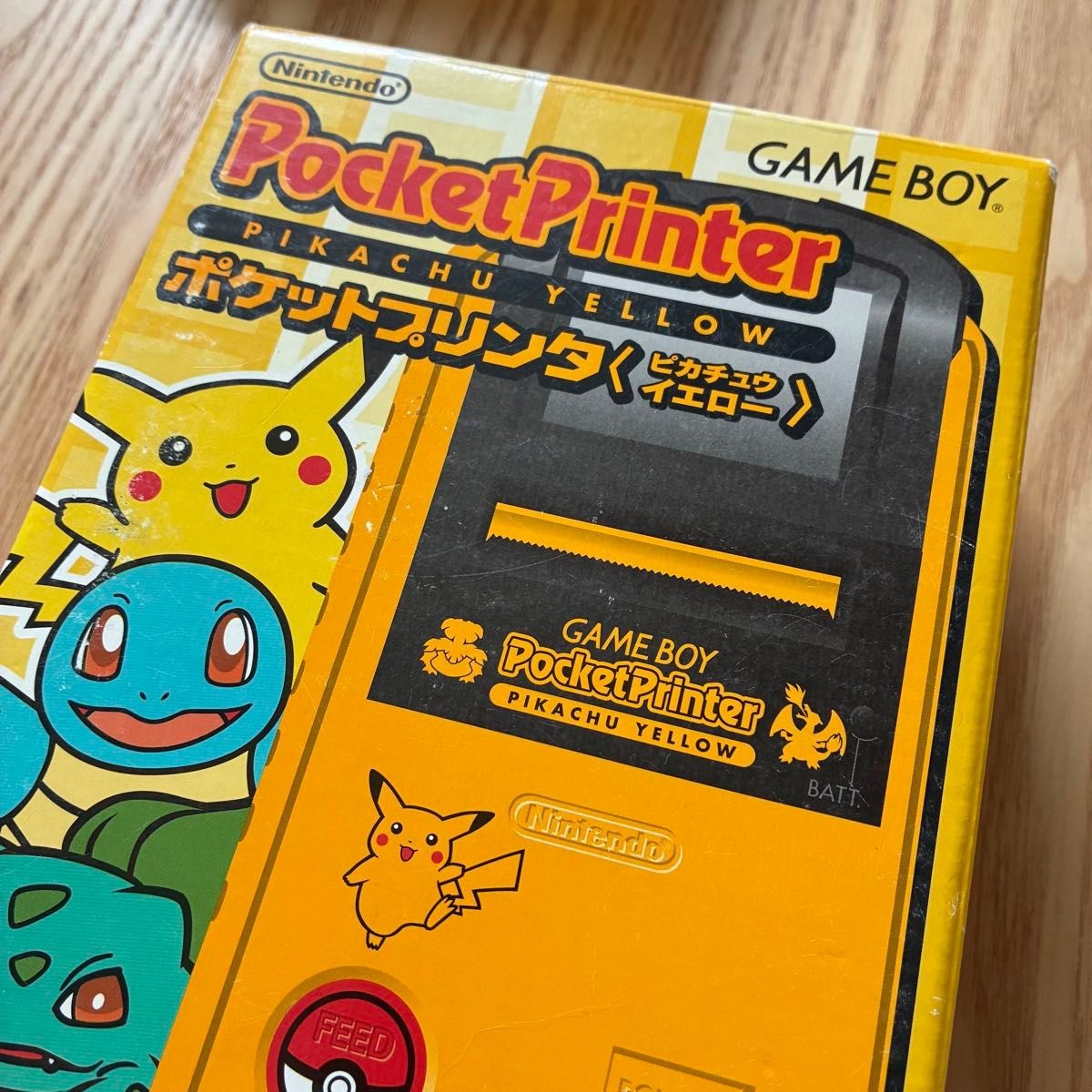 Nintendo Game Boy Pocket Printer Pikachu Yellow Camera Set Box Tested JP