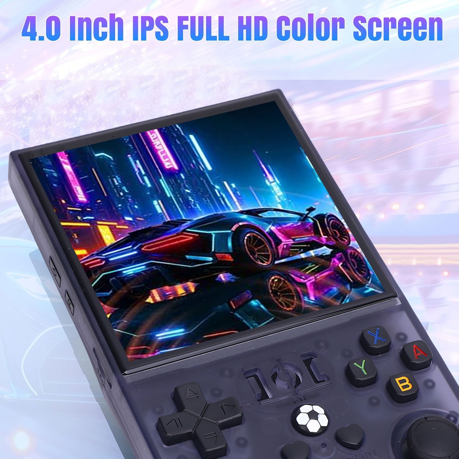 Handheld Game Console For System Translucent Grey 4 Inch 720×720 Scre BHOK