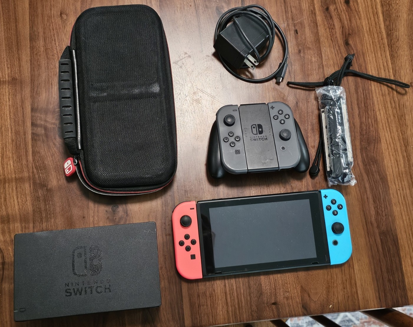 Nintendo Switch V1 with Blue and Red Joy-Con BUNDLE (HAC-001-01) BANNED