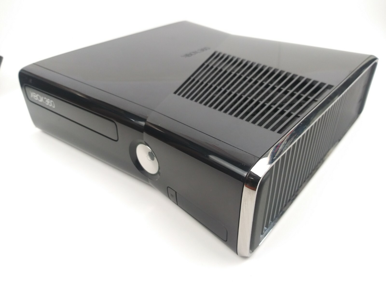 Microsoft Xbox 360 Slim Console 250 GB Black w/ Wireless Controller Lot – Tested