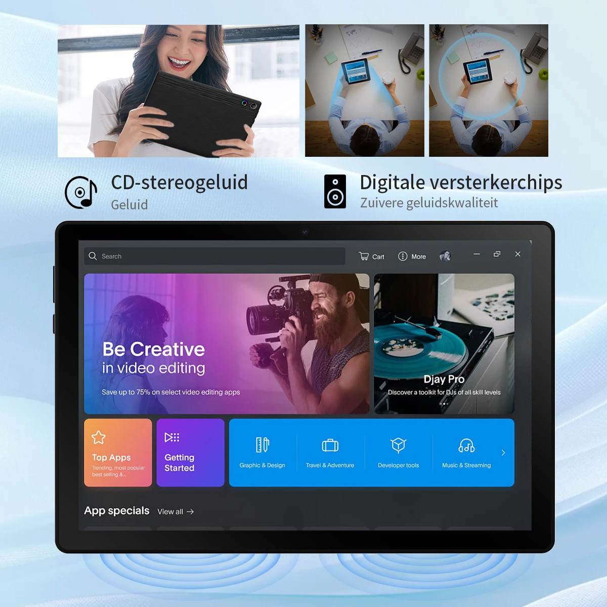 2026 Newest Android 15 Tablet 10 Inch 20GB 64GB Expandable 1TB WidevineL1 GMS