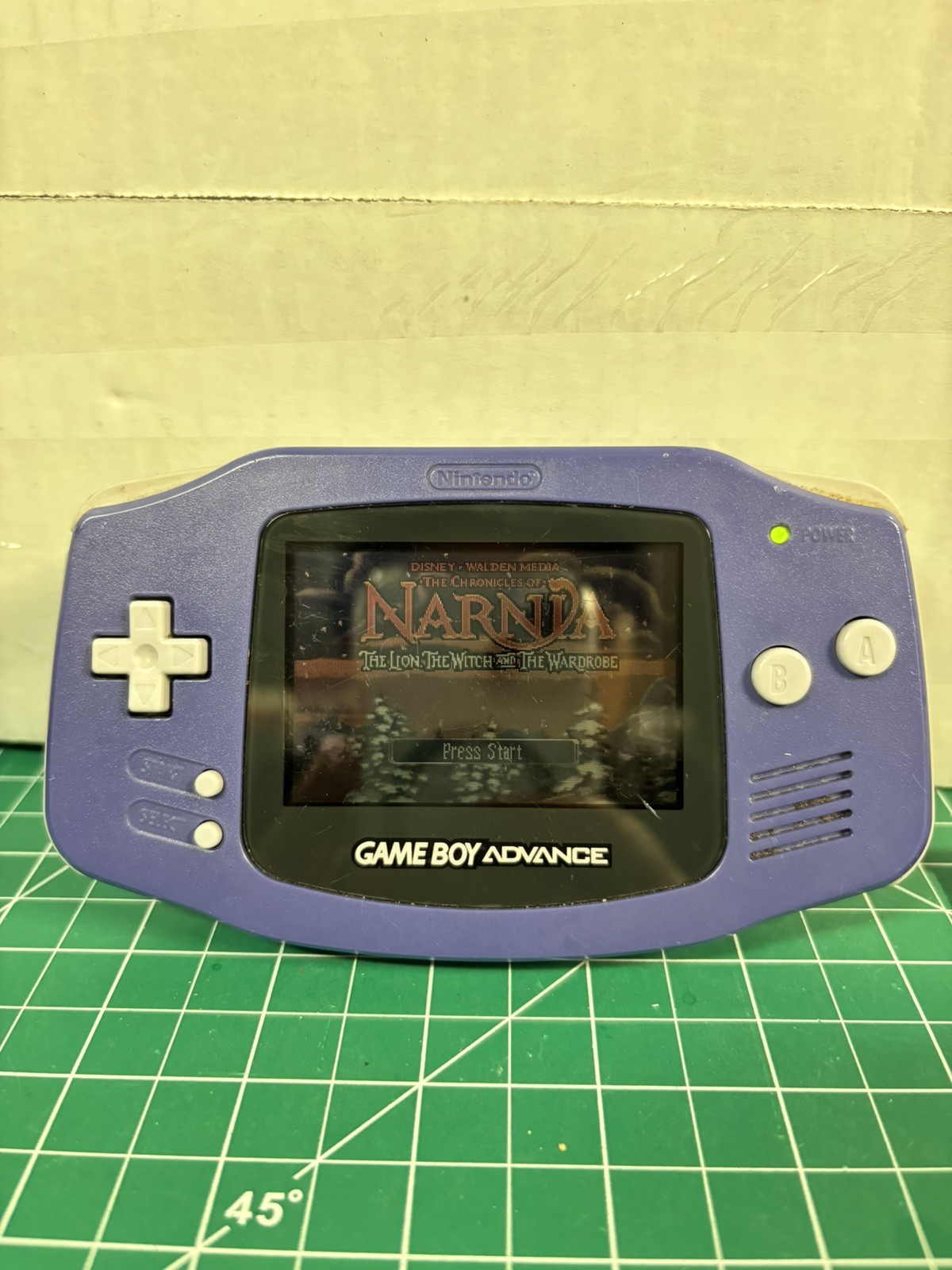 Nintendo Game Boy Advance (Indigo Purple) (4) games included Tested & Working