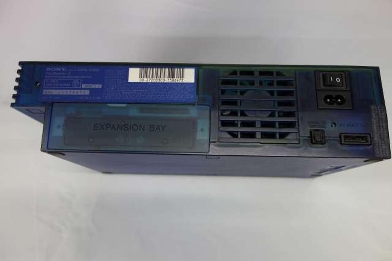 Ocean Blue Playstation 2 Console PS2 SCPH-37000L Transparent TESTED