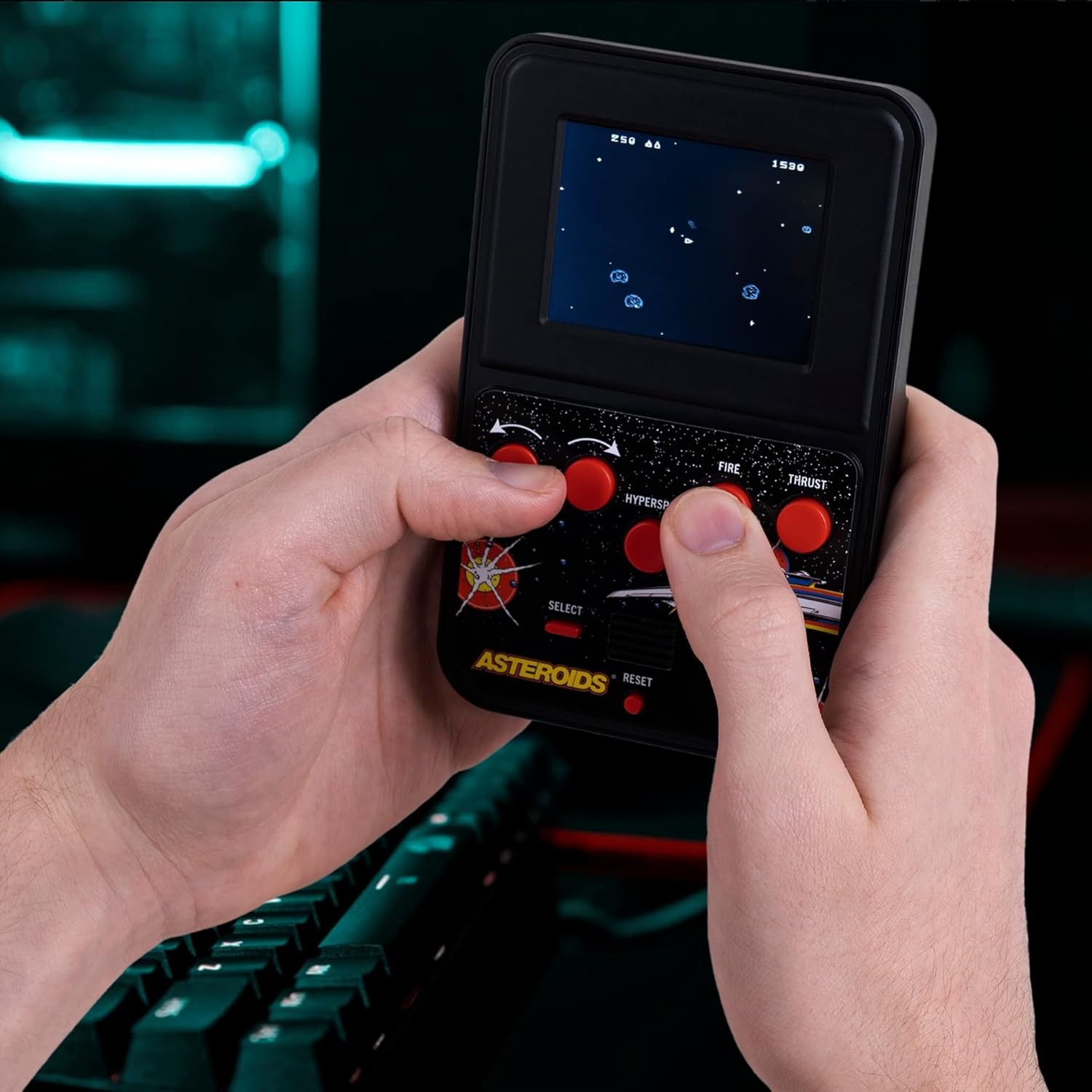 Asteroids Retro Handheld Game Console Space Shooter