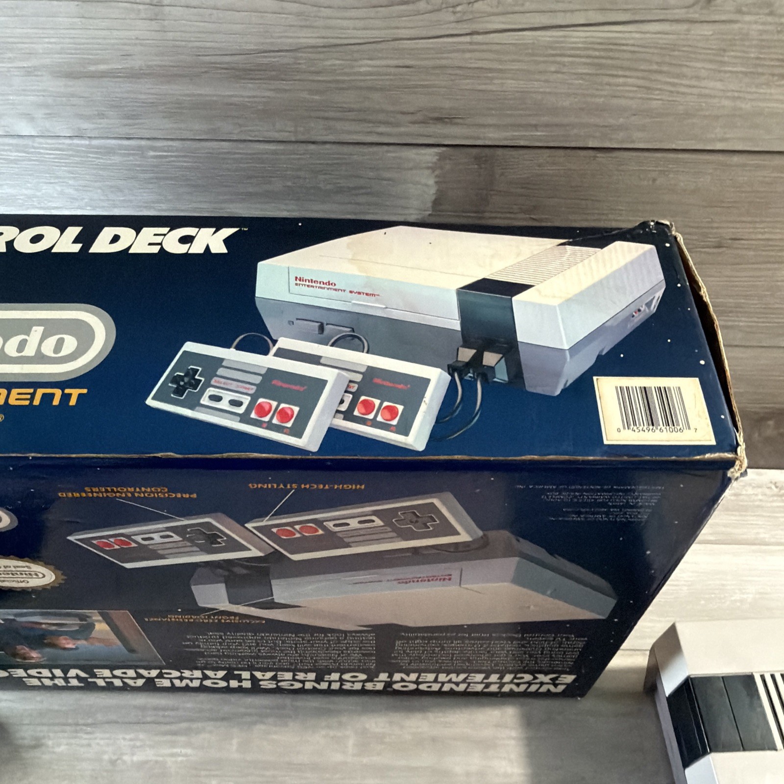 Nintendo NES Control Deck Mario Trilogy 1 2 3 Bundle In Original Box 2 Controls