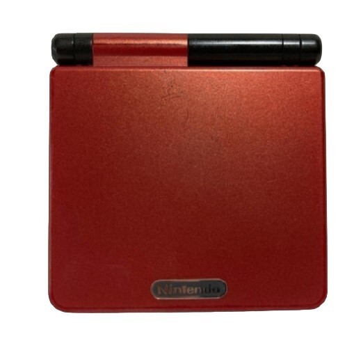 GAMEBOY ADVANCE SP Red Nintendo console only Tested with Carger