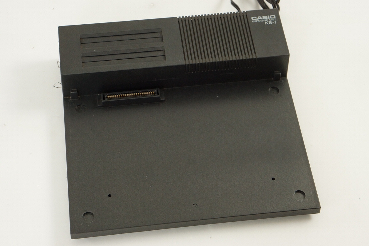 CASIO MSX PV-7 Personal Computer with Expansive Unit KB-7 Tested Japan PV70726