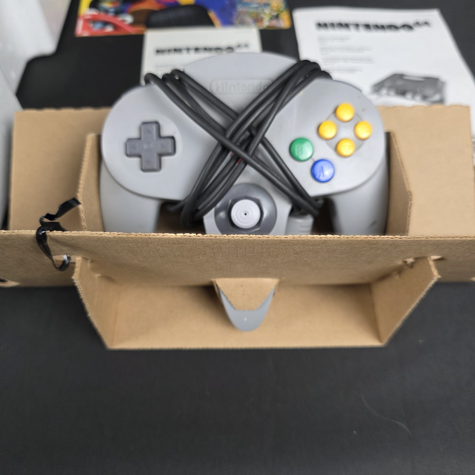 Nintendo 64 N64 Atomic Purple Controller Bundle CIB Box Manuals Expansion Pak