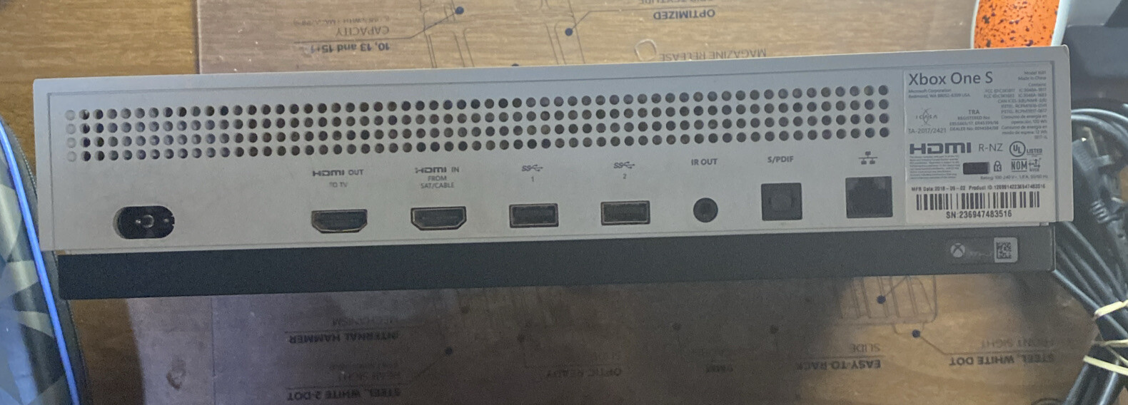Microsoft Xbox One S 1TB Console And Controller – Adult Owned Tested Working