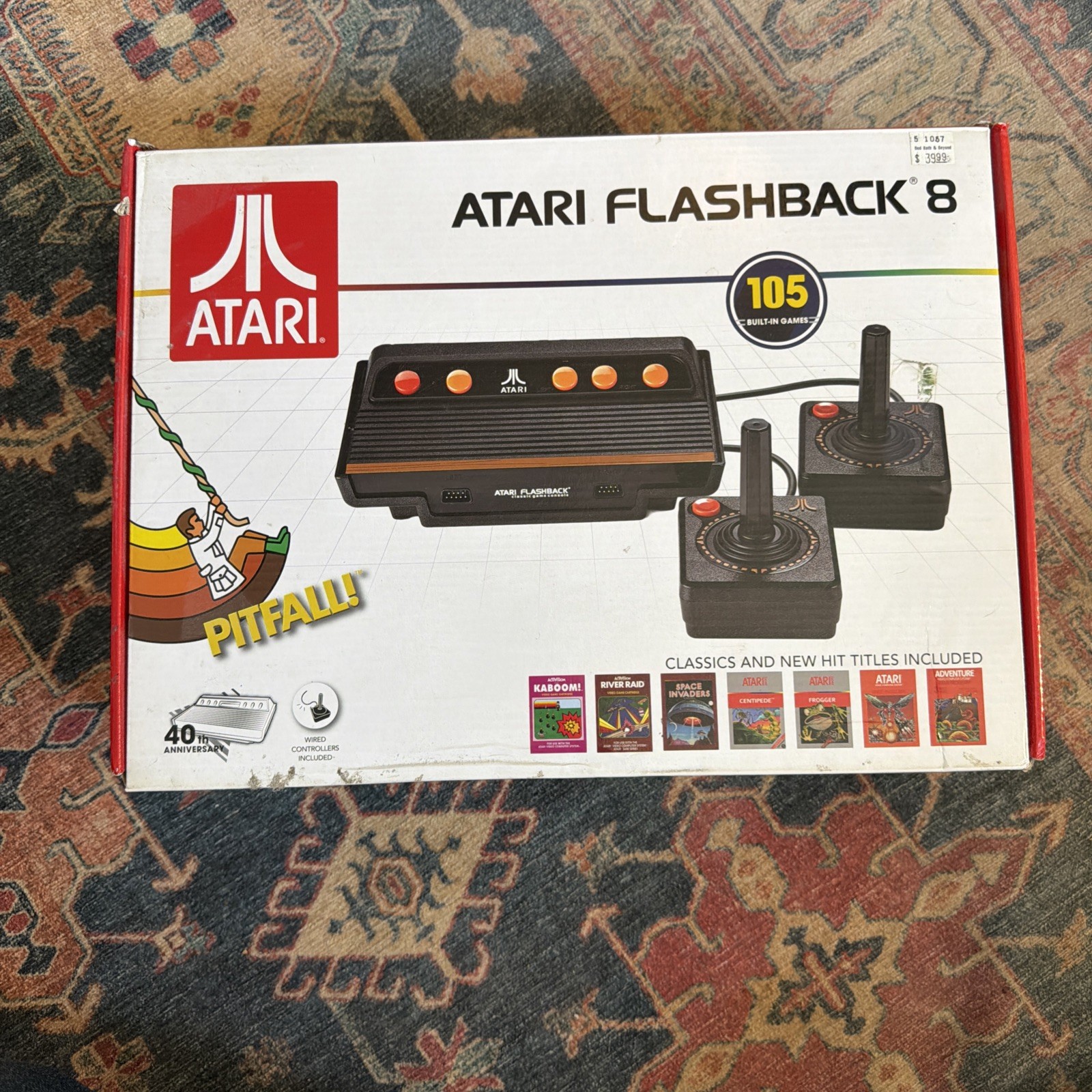 Atari Flashback 8 Gold Deluxe HD Classic Retro Gaming Console 120 Games HDMI CIB