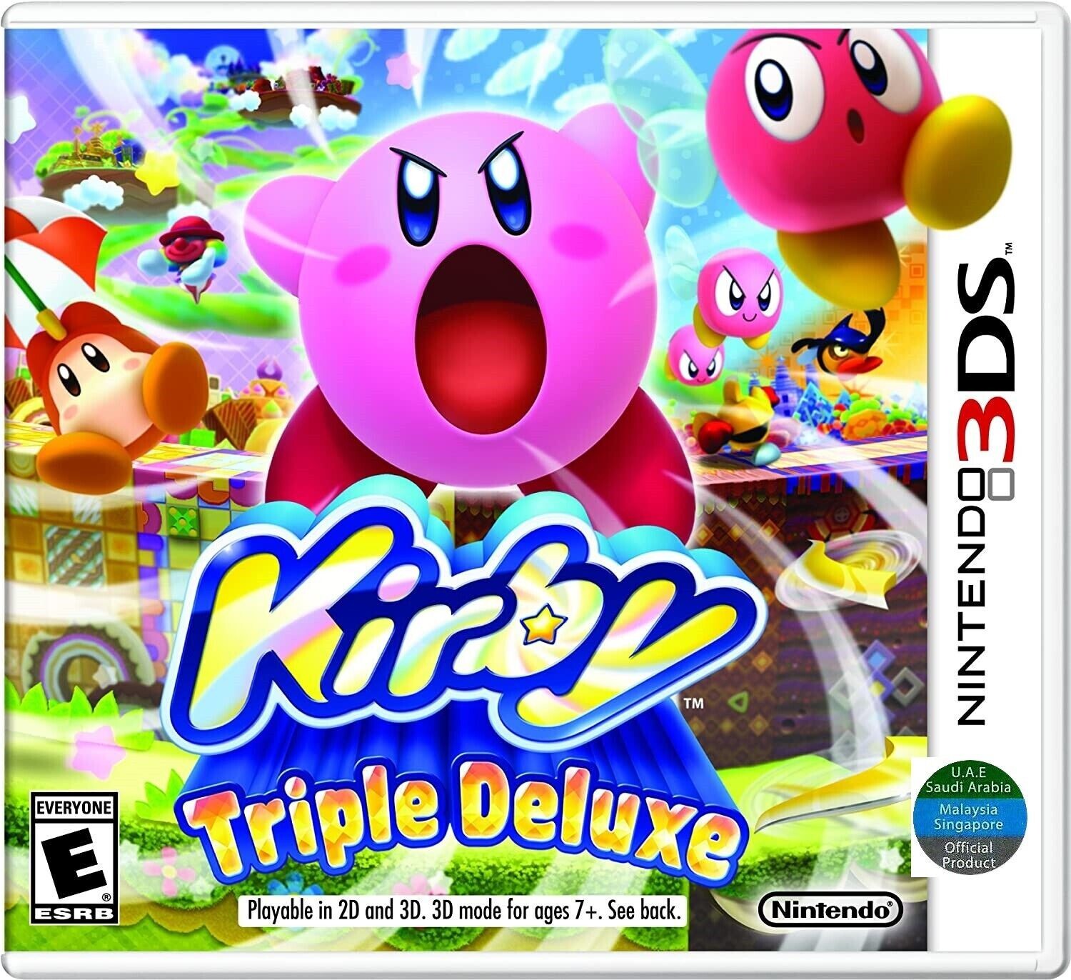 Kirby Triple Deluxe – Nintendo 3DS (World Edition) Factory Sealed