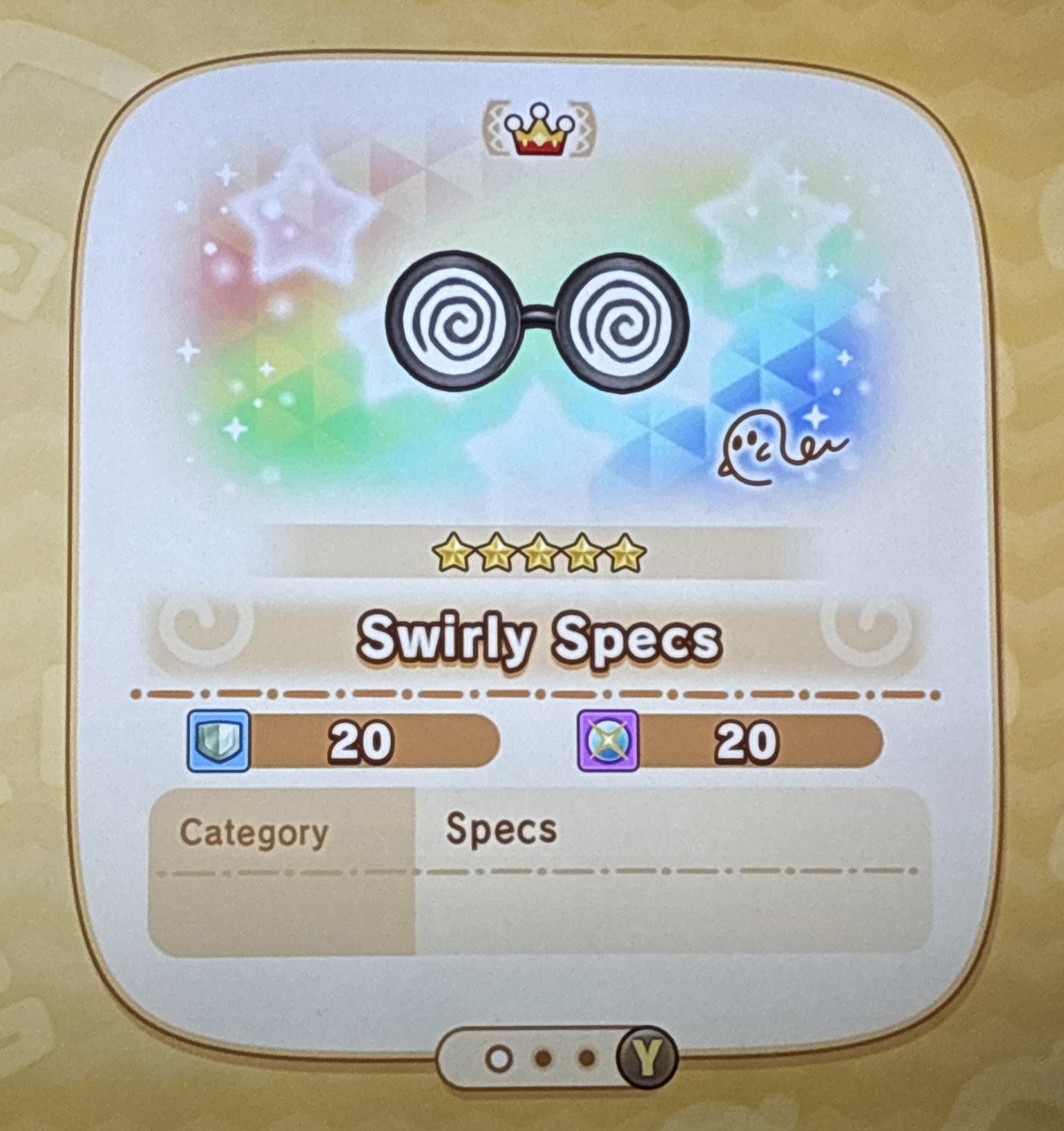 Fantasy Life i | 80% EXP Swirly Specs Set (4x) | Level Boost Gear