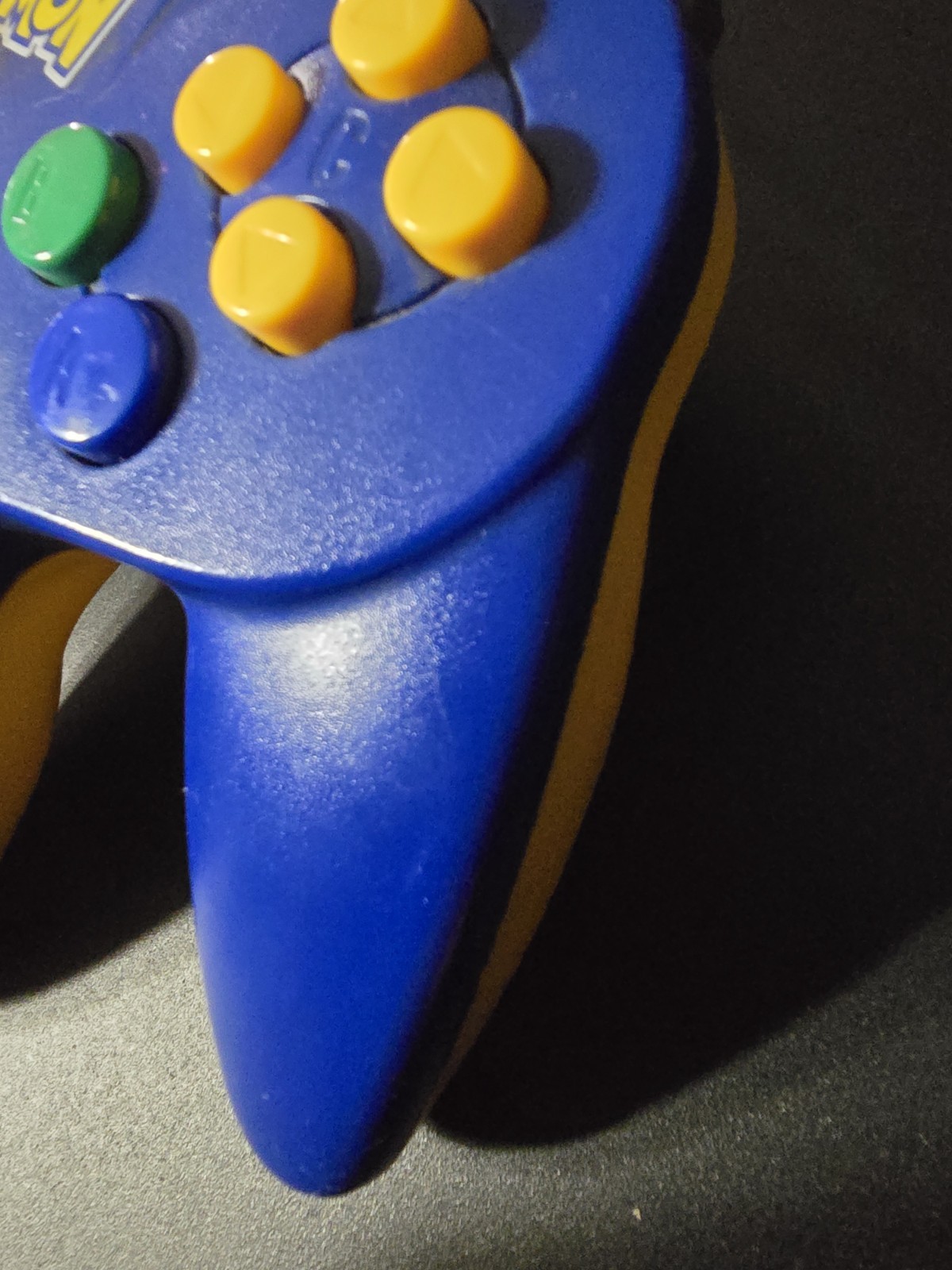 Nintendo 64 Blue & Yellow Pokemon Controller Good condition