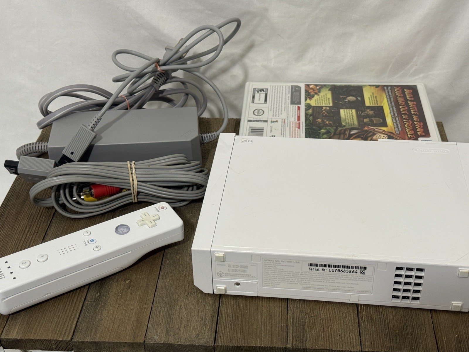 Nintendo Wii Console, Motionplus Controller, Indiana Jones – Bundle – Tested!